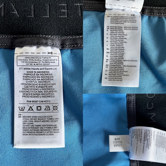 NWOT adidas By Stella McCartney Run Two-In-One Printed Short - Picture 16 of 16